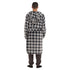 Snuggs Blanket Robe Grey Checkered